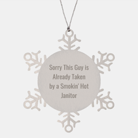 Load image into Gallery viewer, Funny Janitor Gifts: Shatterproof Snowflake Ornament for the Special Janitor in Your Life - Christmas Unique Gifts from Friends to Janitors - Image 1
