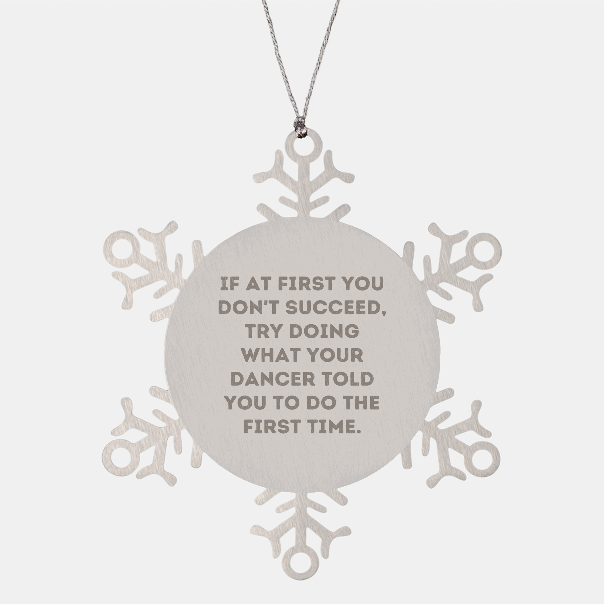 Dancer Snowflake Ornament Gifts from Women to Dancer Friends for Christmas - Image 1