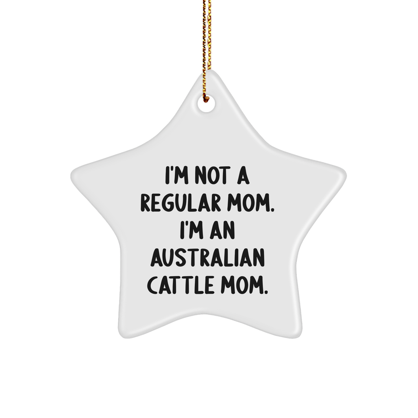 Shining Australian Cattle Dog Star Ornament, Gifts from Friends for Christmas - Image 1
