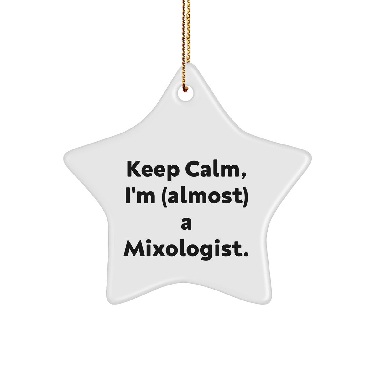 Mixologist Christmas Unique Gifts from Friends to Mixologist Keep Calm, I'm almost A Mixologist Gifts for Mixologist Friends Family Coworkers - Image 1