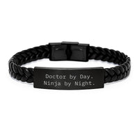 Load image into Gallery viewer, Funny Doctor Gifts for Christmas Unique Ideas - Interlaced Leather Bracelet from Men Friends - Image 1
