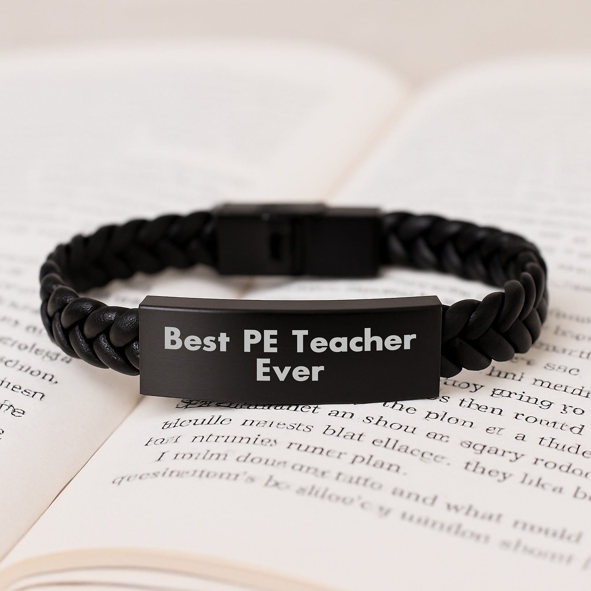 Interlaced Leather Bracelet for a Best Friend Best Teacher Birthday Gift - Image 3