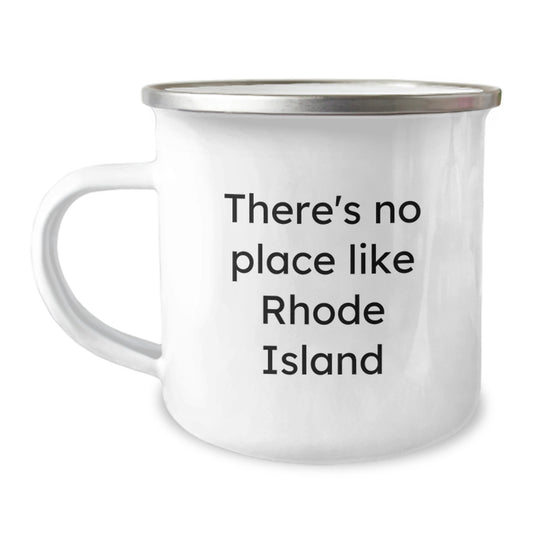 Rhode Island Camping Mug, Funny Quote Gifts from Friends, Family, or Coworkers for Graduation, Men, Women, Unique - Image 1