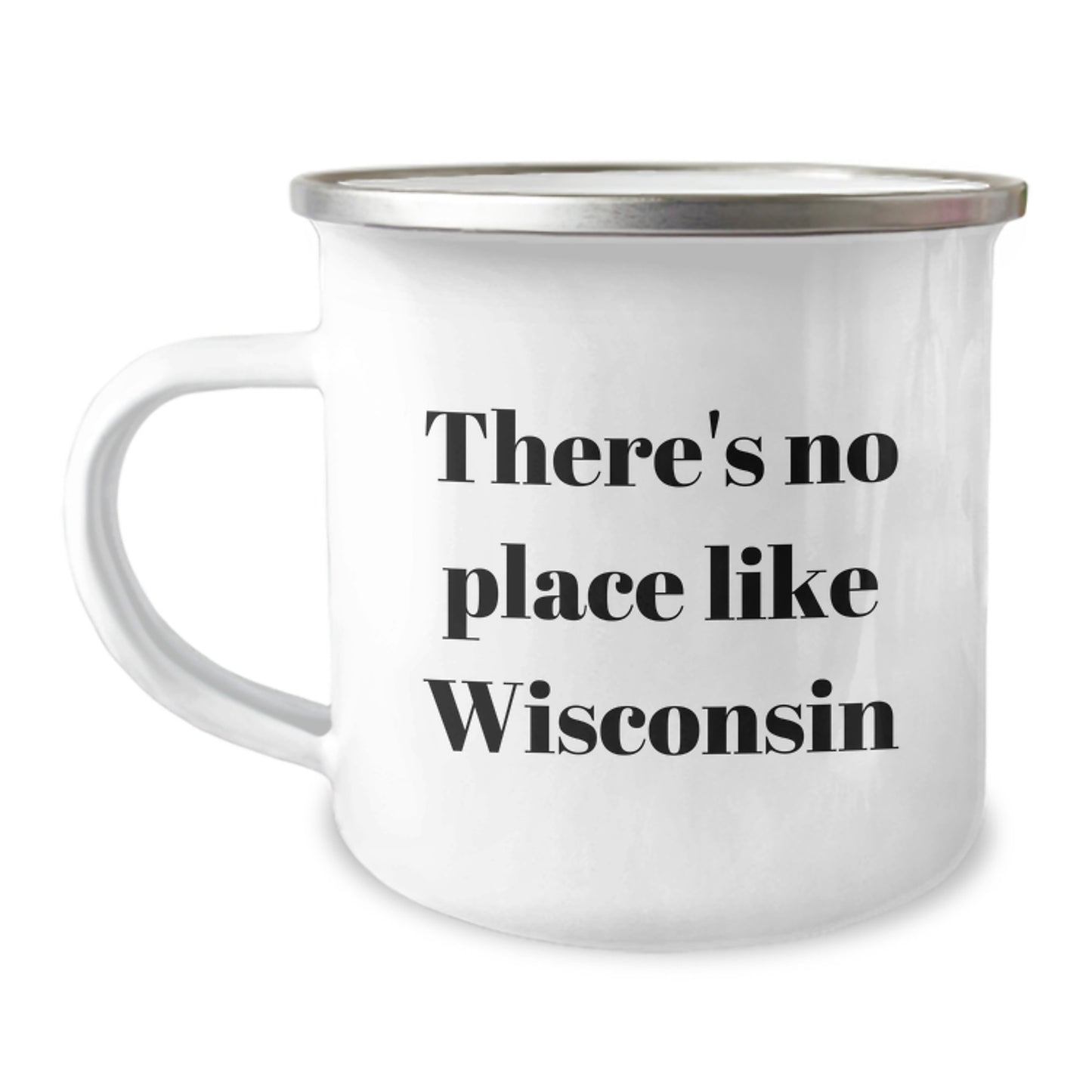 Wisconsin Camping Mug, Funny Quote 'There's No Place Like Wisconsin' Gifts for Men, Women, Family, Friends - Graduation Unique Gifts from Wisconsin Lover - Image 1