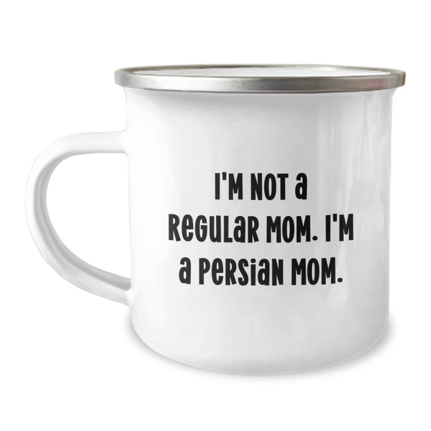 Funny Persian Cat Camping Mug Gifts from Mom for Persian Cat Enthusiasts on Valentine's - Image 1