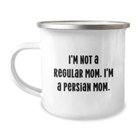 Load image into Gallery viewer, Funny Persian Cat Camping Mug Gifts from Mom for Persian Cat Enthusiasts on Valentine's - Image 1
