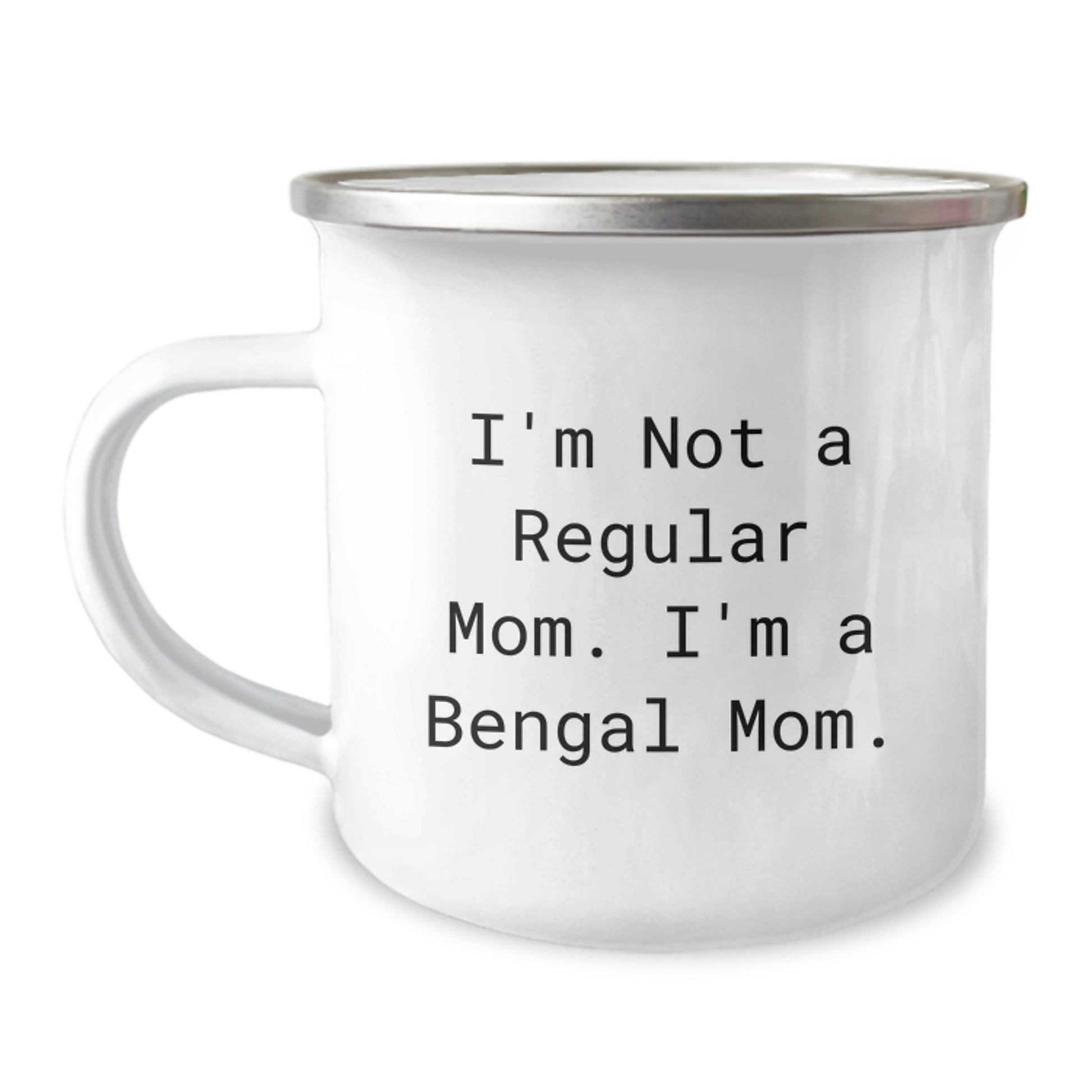 Funny Bengal Cat Gifts for Bengal Cat Lovers, Unique Camping Mug for Bengal Cat Mom, Gifts from Mom for Graduation - Image 1