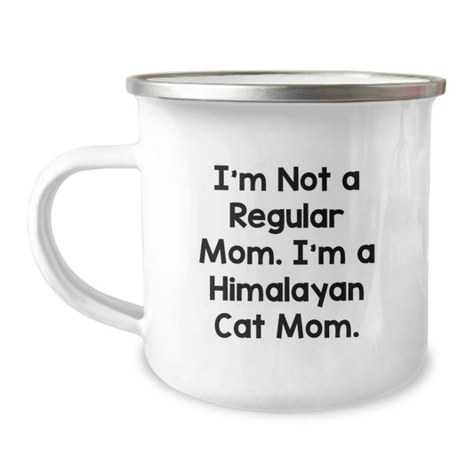 Himalayan Cat Mom Funny Camping Mug Gifts for Mom, Unique Graduation Gift for Friends, Women, Family - A Himalayan Cat Lover's Camping Mug, Funny Quote for Him, Her, Family, Friends - Image 1