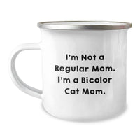 Load image into Gallery viewer, Gifts from Mom for Bicolor Cat Lovers - Cute Funny Quote Bicolor Cat Christmas Camping Mug for Women Friends Family - Image 1
