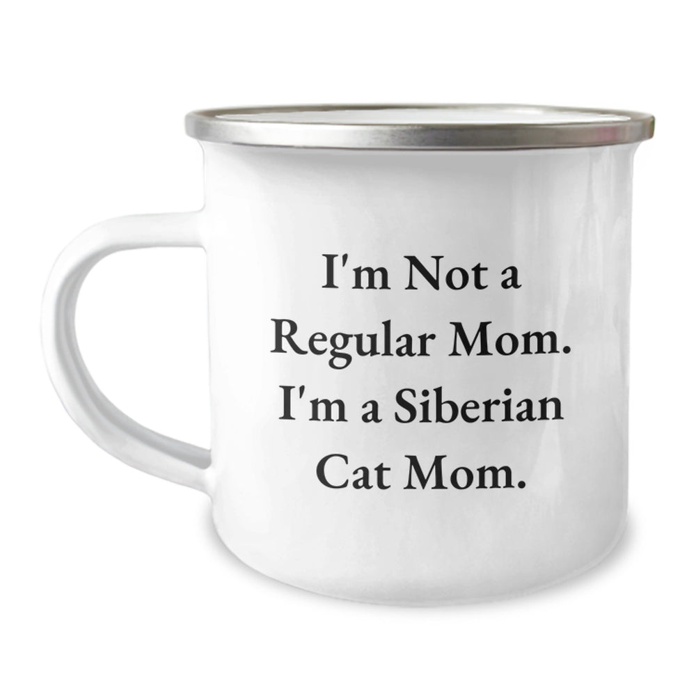 Funny Siberian Cat Mom Camping Mug Gifts for Men Women Friends Family Christmas Unique Presents - Image 1