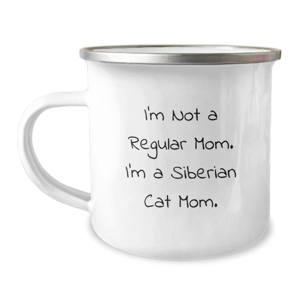Siberian Cat Mom Funny Camping Mug Gifts from Mom to Siberian Cat Lover Family - Image 1