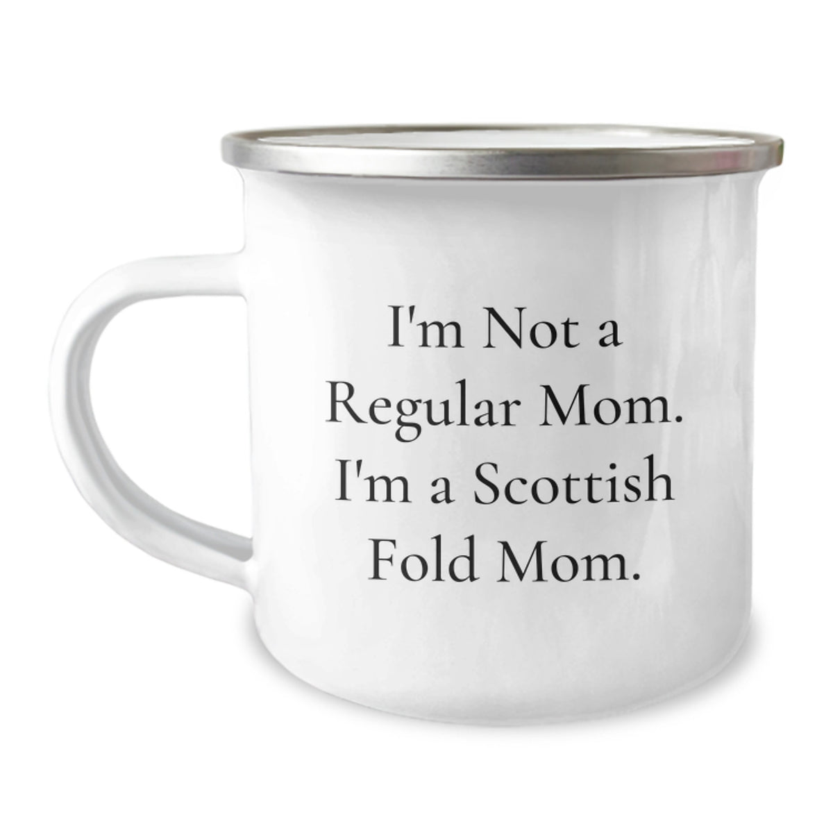 Scottish Fold Cat Lovers Funny Camping Mug Gifts from Friends for Mom's Christmas Unique - Image 1