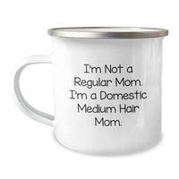 Load image into Gallery viewer, Domestic Medium Hair Mom Funny Camping Mug, Unique Christmas Unique Gifts from Mom to Domestic Medium Hair Lover, Funny Mother&#39;s Day Unique Gift for Camping Fan - Image 1
