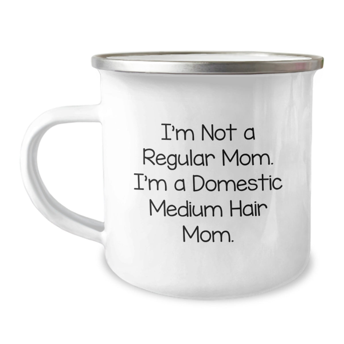 Domestic Medium Hair Mom Funny Camping Mug, Unique Christmas Unique Gifts from Mom to Domestic Medium Hair Lover, Funny Mother's Day Unique Gift for Camping Fan - Image 1