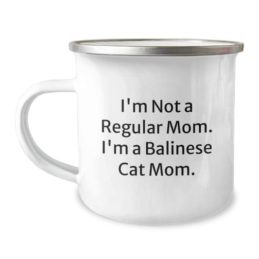 Balinese Cat Keepsake Premium Camping Mug for Him Birthday Gift - Image 1