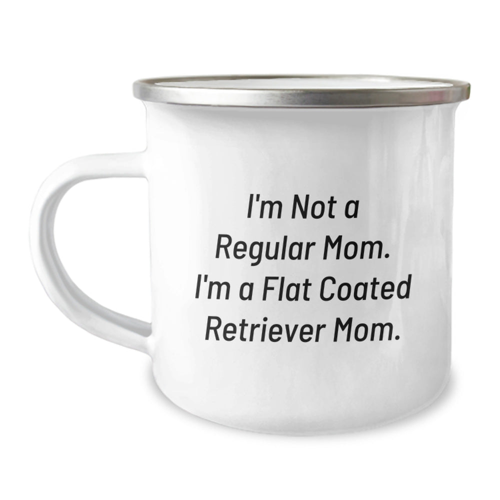 Funny Flat Coated Retriever Dog Parent Graduation Gifts from Mom for Dog Lovers, Camping Mug for Him Her - Image 1