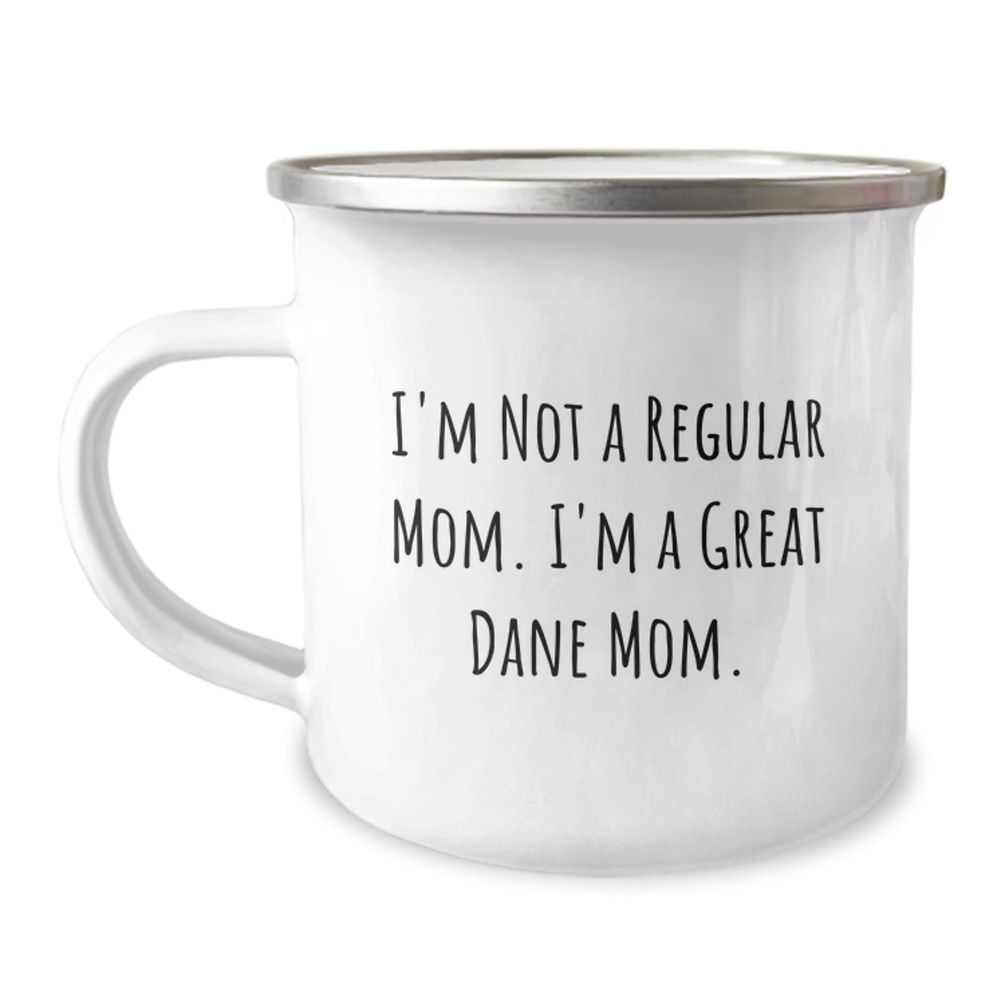 Funny Great Dane Dog Mom Camping Mug Gifts from Family, Friends, or Coworkers for Graduation Unique Gifts - Image 1