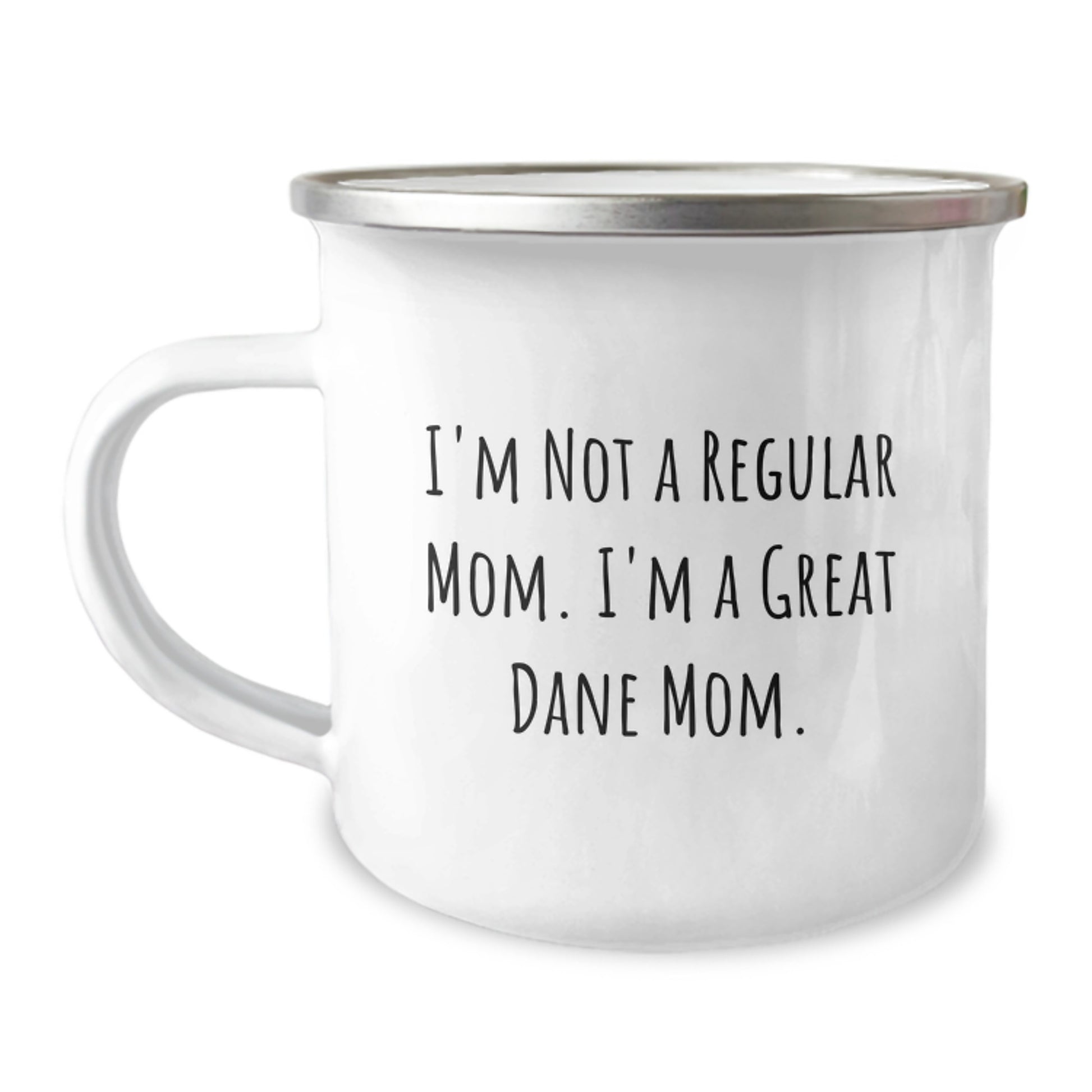 Funny Great Dane Dog Mom Camping Mug Gifts from Family, Friends, or Coworkers for Graduation Unique Gifts - Image 1