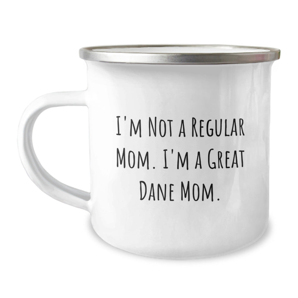 Funny Great Dane Dog Mom Camping Mug Gifts from Family, Friends, or Coworkers for Graduation Unique Gifts - Image 1