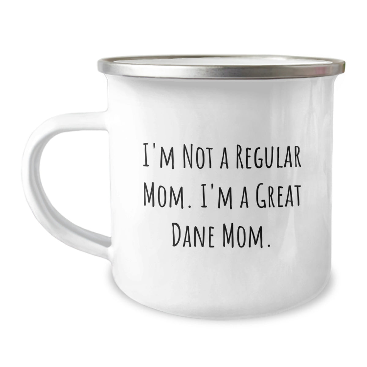 Funny Great Dane Dog Mom Camping Mug Gifts from Family, Friends, or Coworkers for Graduation Unique Gifts - Image 1