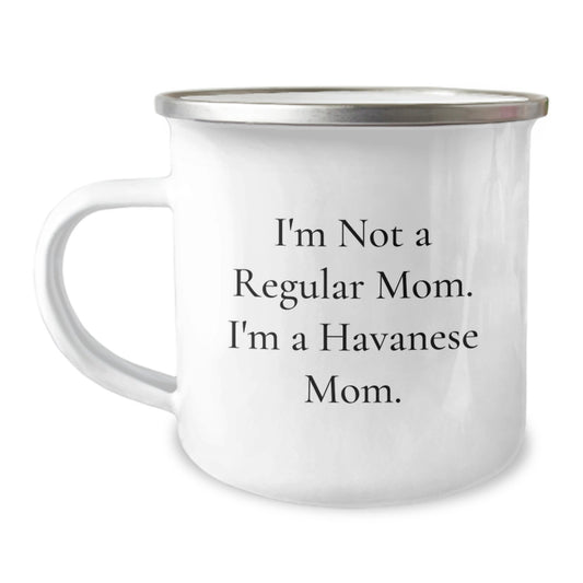 Funny Havanese Dog Lover Gifts from Mom to Havanese Dog Graduation Unique Gifts - Camping Mug for Havanese Dog Moms and Dads - Image 1