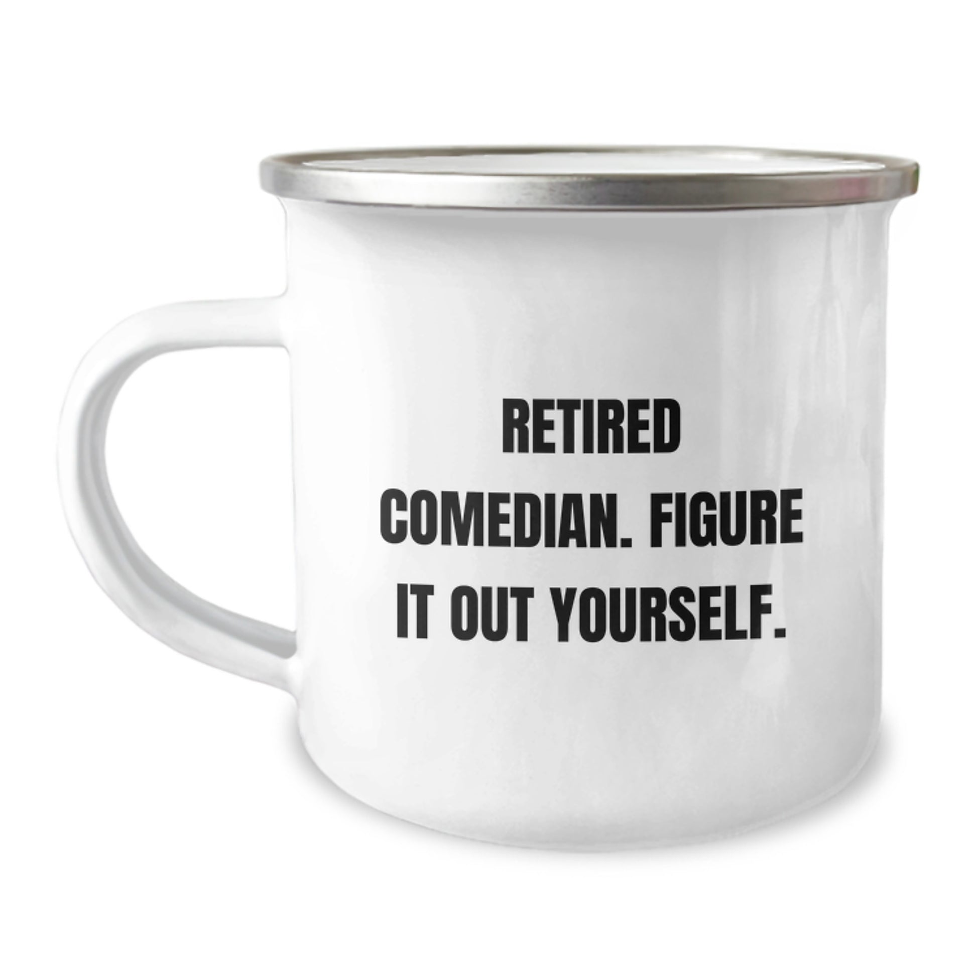 Funny Comedian Gifts from Friends - Comedian Camping Mug for Graduation Unique Gifts - Image 1