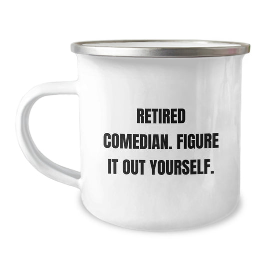 Funny Comedian Gifts from Friends - Comedian Camping Mug for Graduation Unique Gifts - Image 1