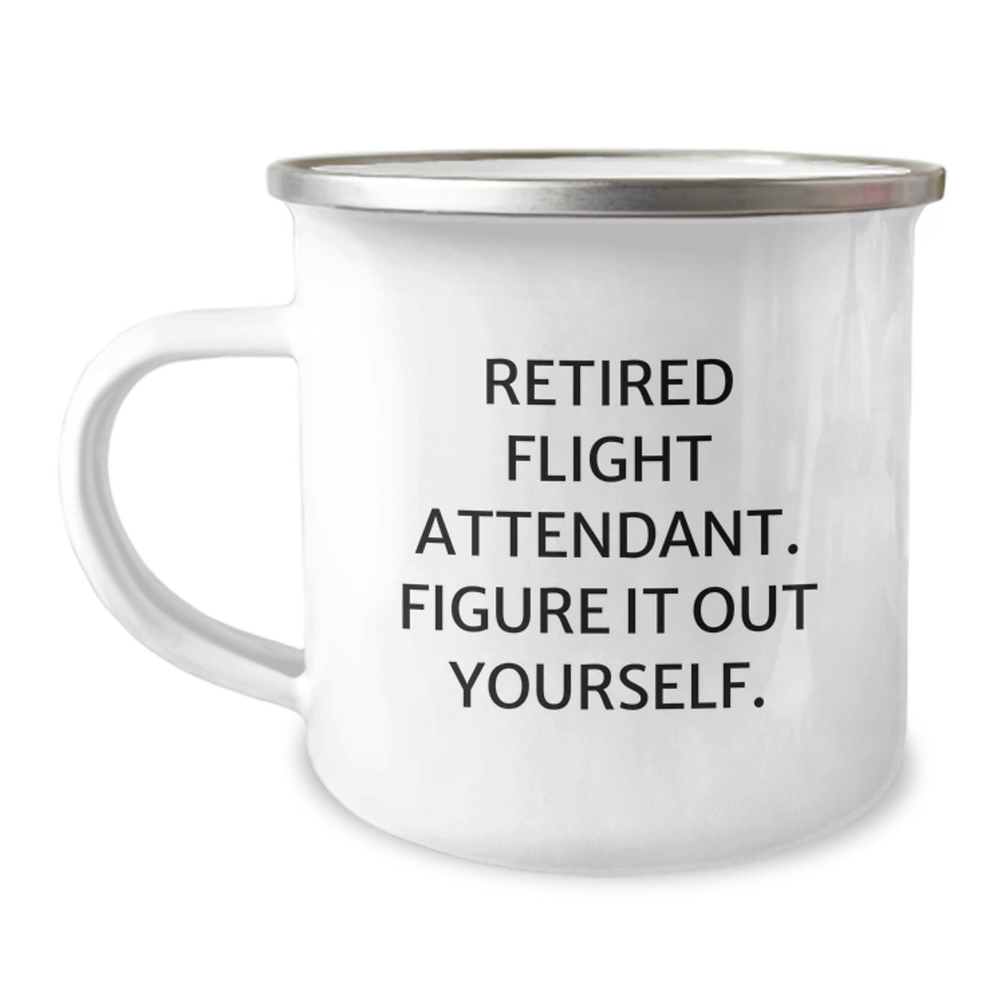 Funny Flight Attendant Gifts for Graduation, Camping Mug, Inspirational Quote, Gifts from Friends to Flight Attendant, Best Gift Ideas for Flight Attendant - Image 1