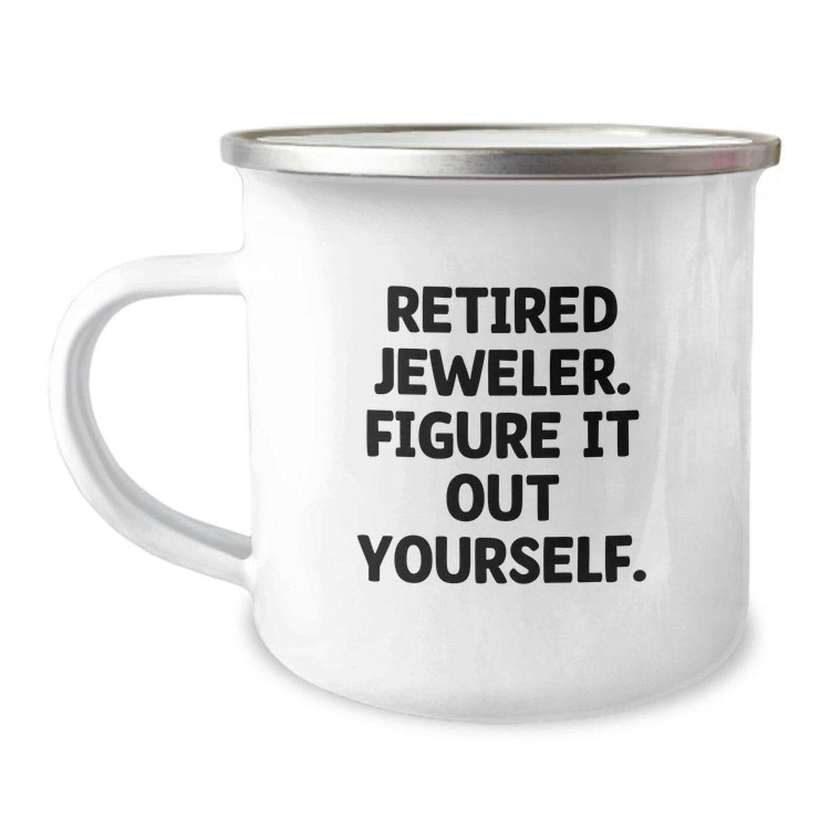 Jeweler Retirement Gift - A humorous mug for Kids, Figure It Out - Image 1