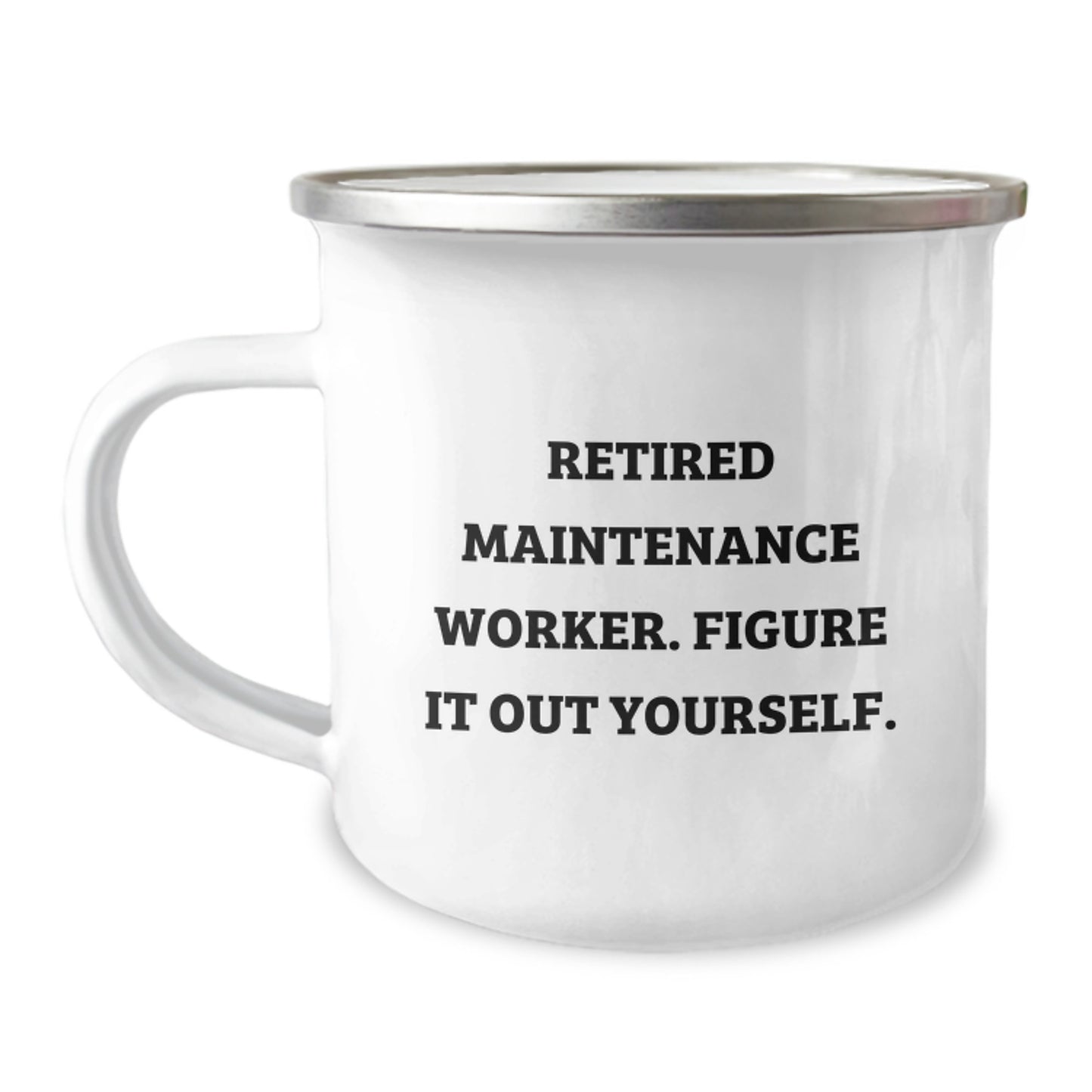Funny Maintenance Worker Gifts for Men, Unique Retirement Gifts from Friends, Camping Mug for Graduation - Image 1
