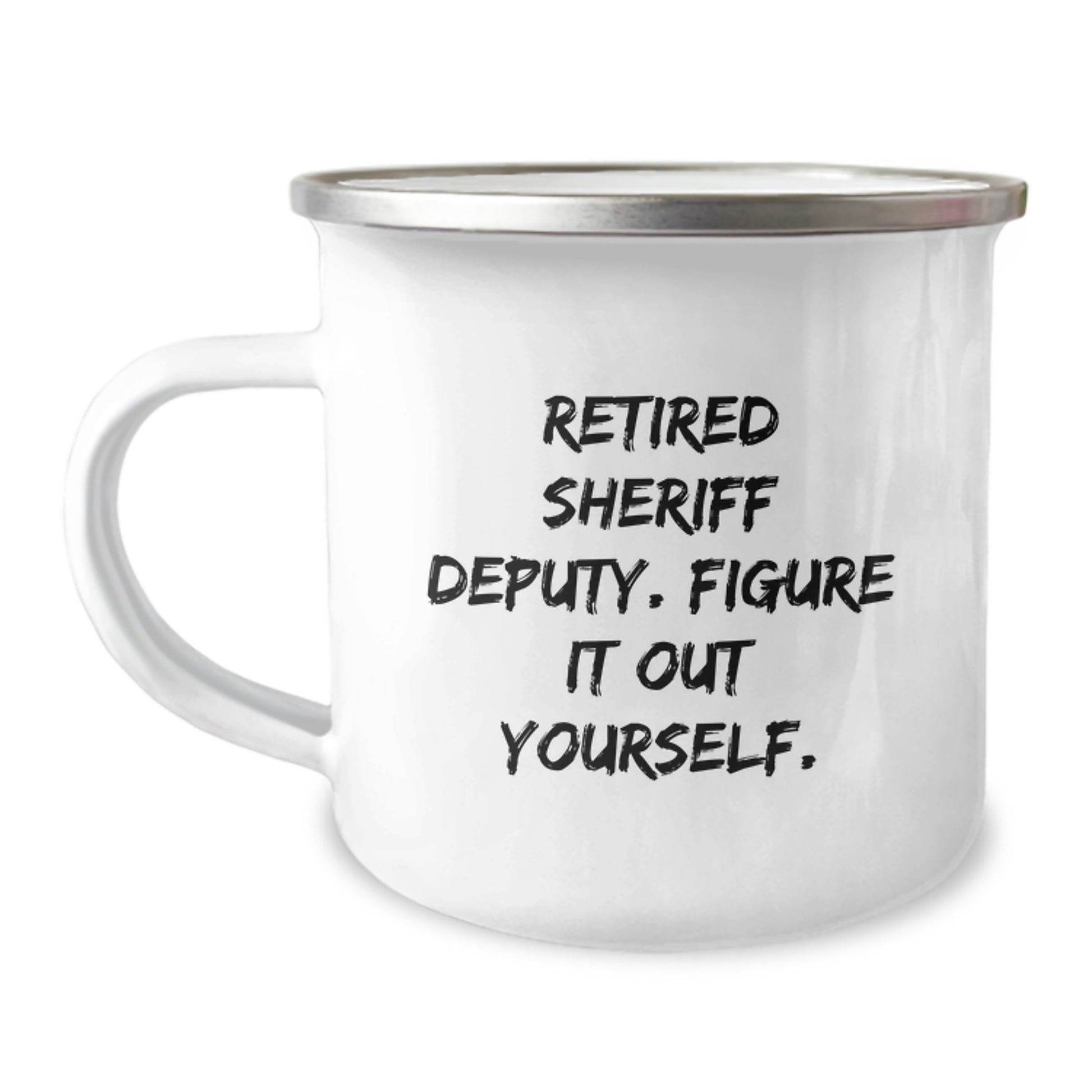 Sheriff Deputy Keepsake Camping Mug for Him Graduation Gift - Image 1