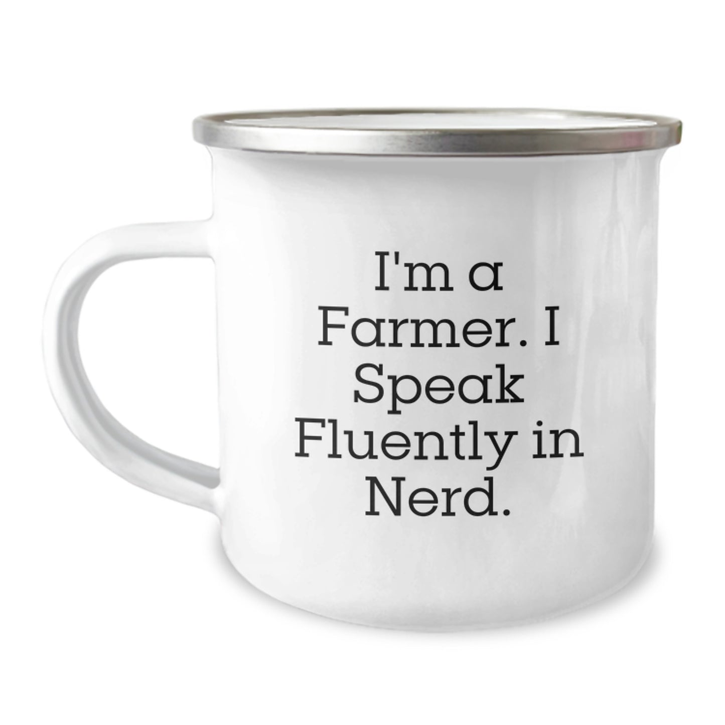 Funny Farmer Gifts from Friends, I'm A Farmer. I Speak Fluently In genius., Unique Birthday Unique Gifts for Farmer Men - Image 1