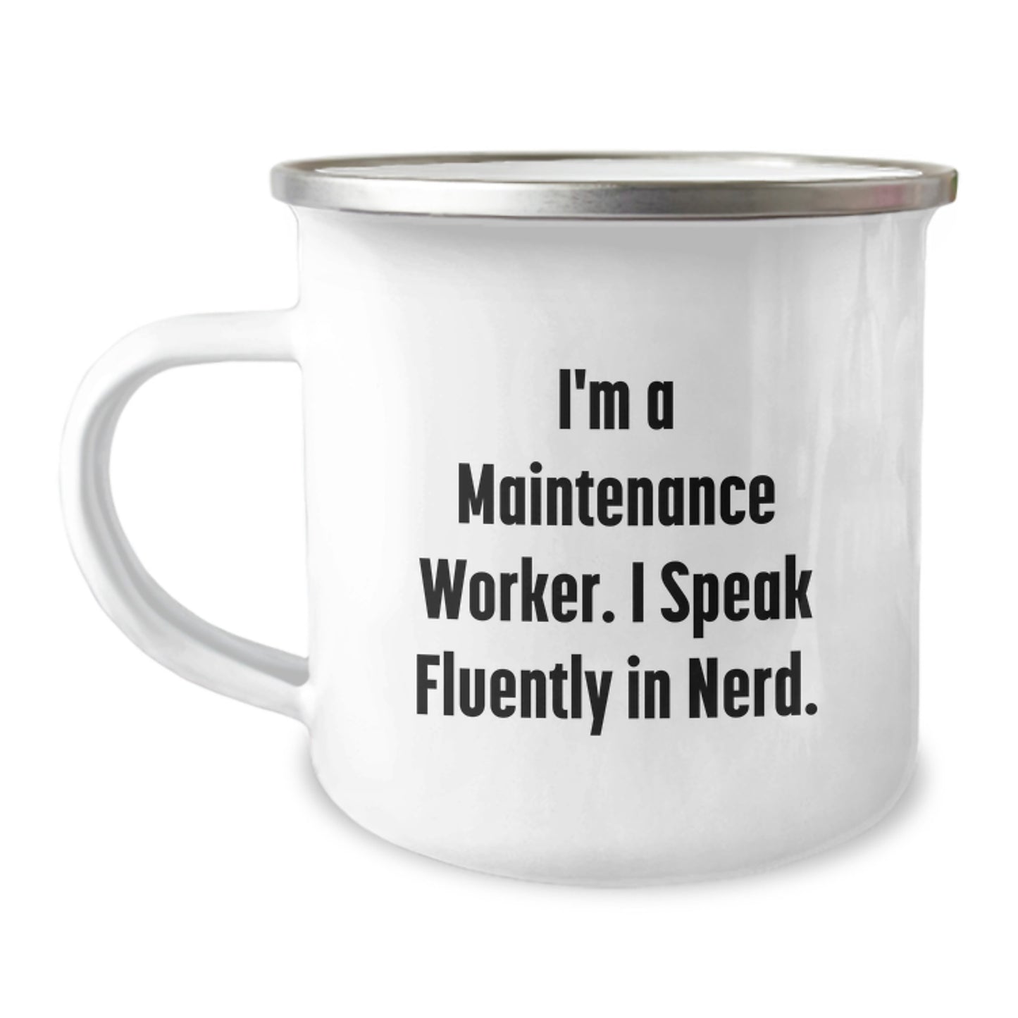 Funny Maintenance Worker Gifts from Men, Funny Camping Mug for Maintenance Worker Friends, Perfect Graduation Unique Gifts for Him - Image 1