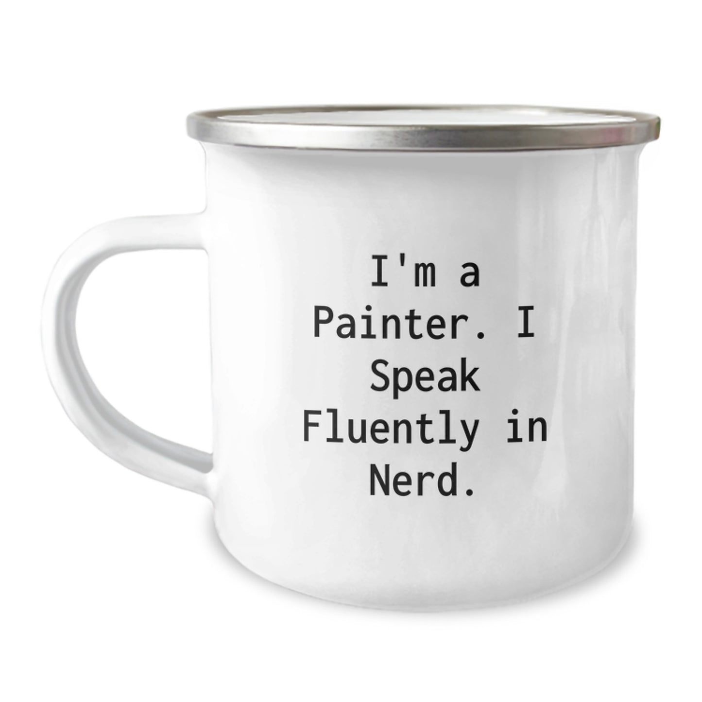 Painter Keepsake Camping Mug for Him Birthday Gift - Image 1