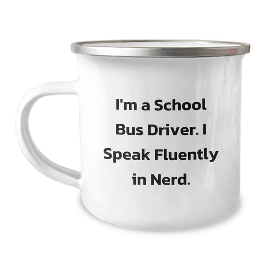 Funny School Bus Driver Gifts from Friends for School Bus Driver genius Lover Graduation Unique Mugs - Image 1