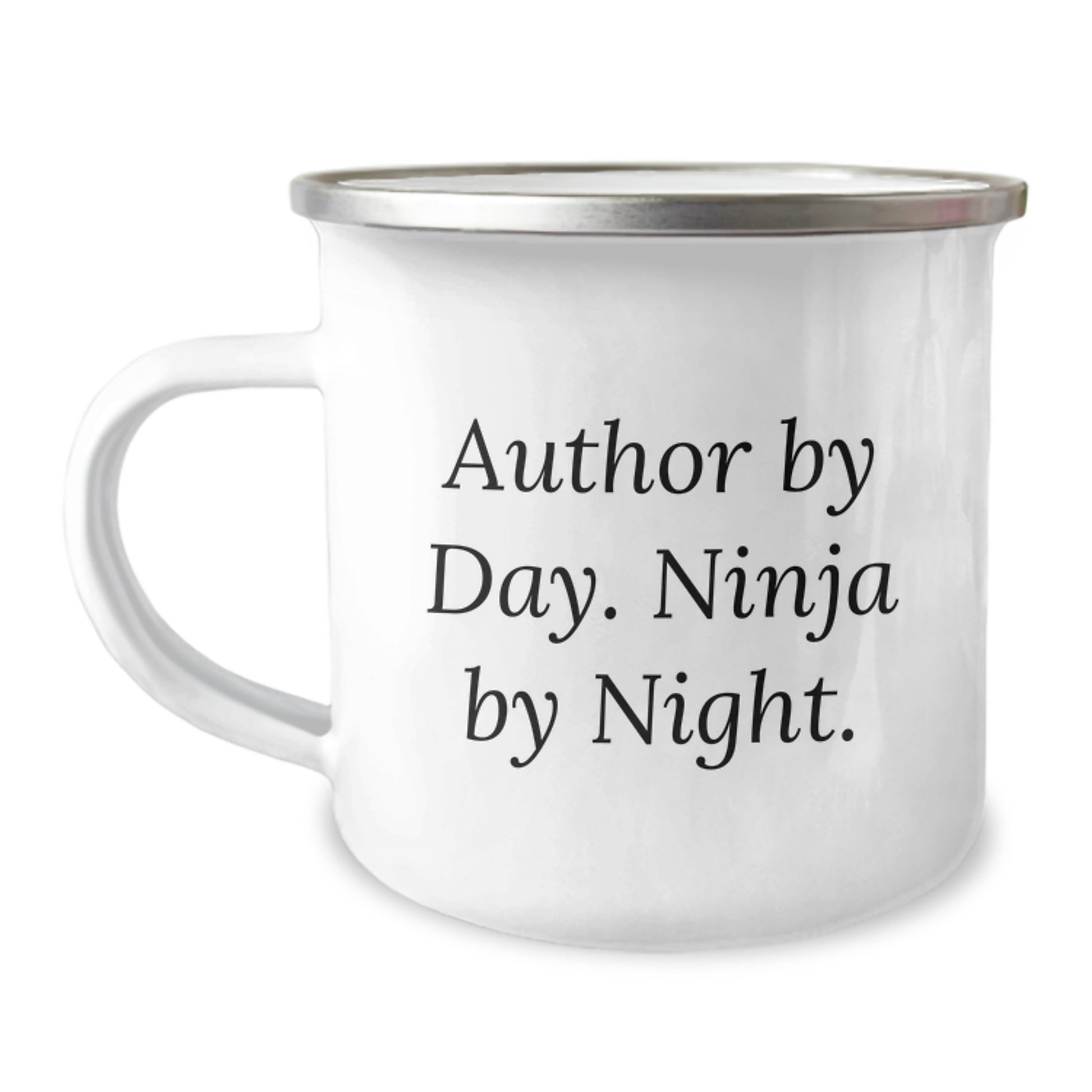 Author Enthusiast Funny Camping Mug Gifts from Family to Author for Birthday Unique Celebrations - Image 1