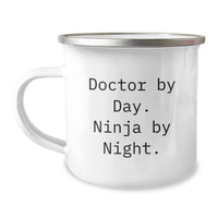 Load image into Gallery viewer, Funny Doctor Gifts for Men - &#39;Doctor By Day. Ninja By Night.&#39; Camping Mug for Christmas Unique Gifts from Family - Image 1
