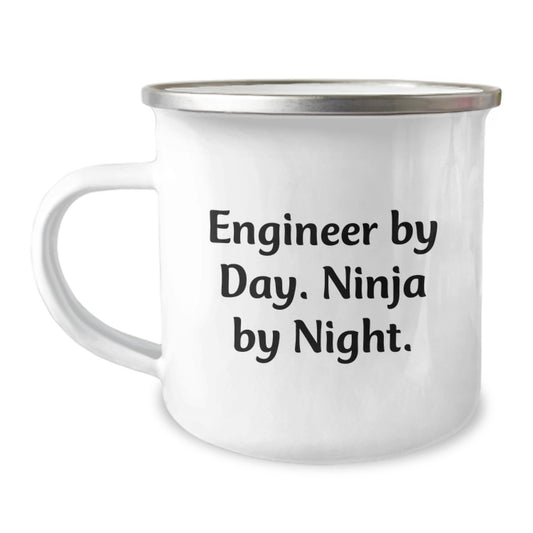 Funny Engineer By Day Ninja By Night Birthday Unique Gifts from Men Friends Family to Engineer Men Women Friends - Image 1