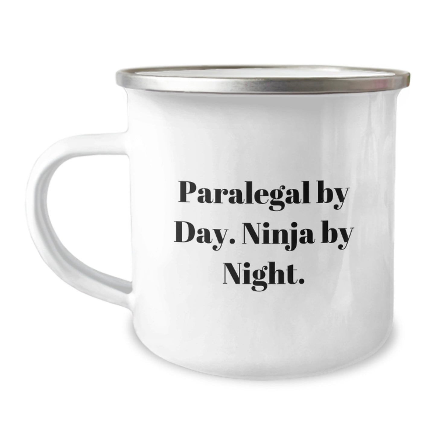 Paralegal By Day Ninja Mugs - Funny Graduation Gifts for Paralegal Friends, Family, and Coworkers - Camping Mug for Men and Women - Image 1
