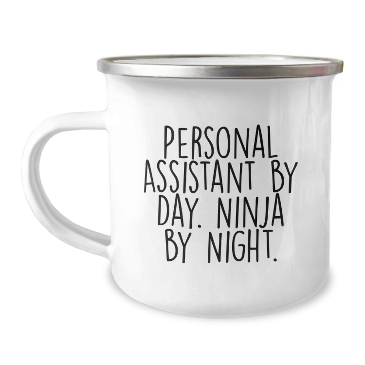 Personal Assistant Gift for Him A Humorous Keepsake Camping Mug - Image 1