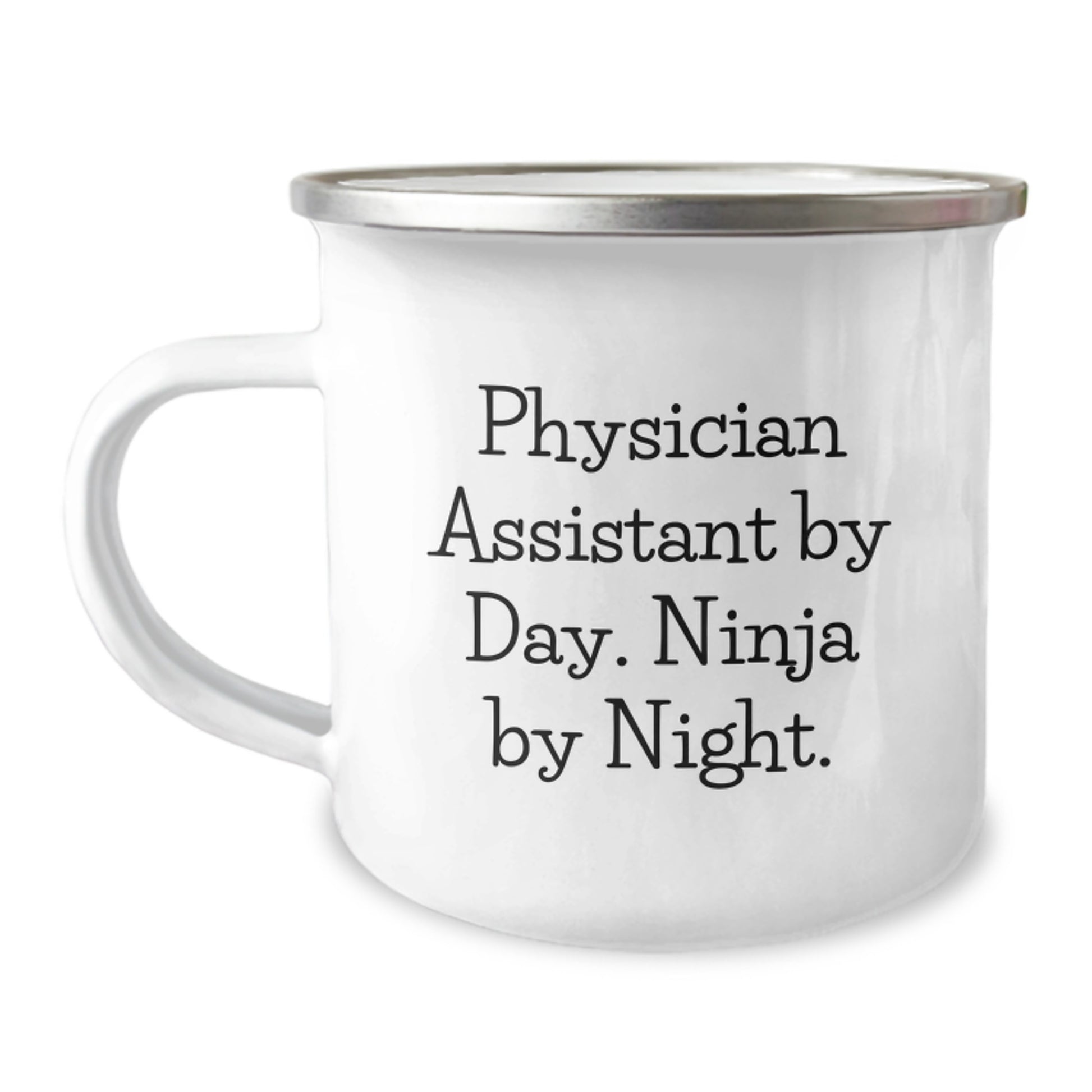 Gifts from Family to Physician Assistant, Funny Ninja Physician Assistant Gifts, Graduation Unique Mugs for Camping Lovers - Image 1