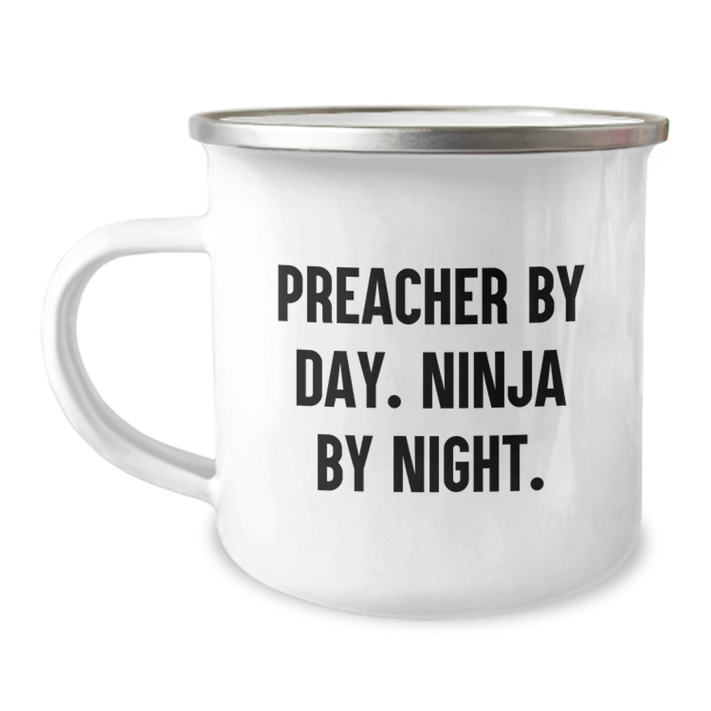 Funny Preacher Gifts from Men to Friends - Cute Preacher Camping Mug for Valentine's - Image 1
