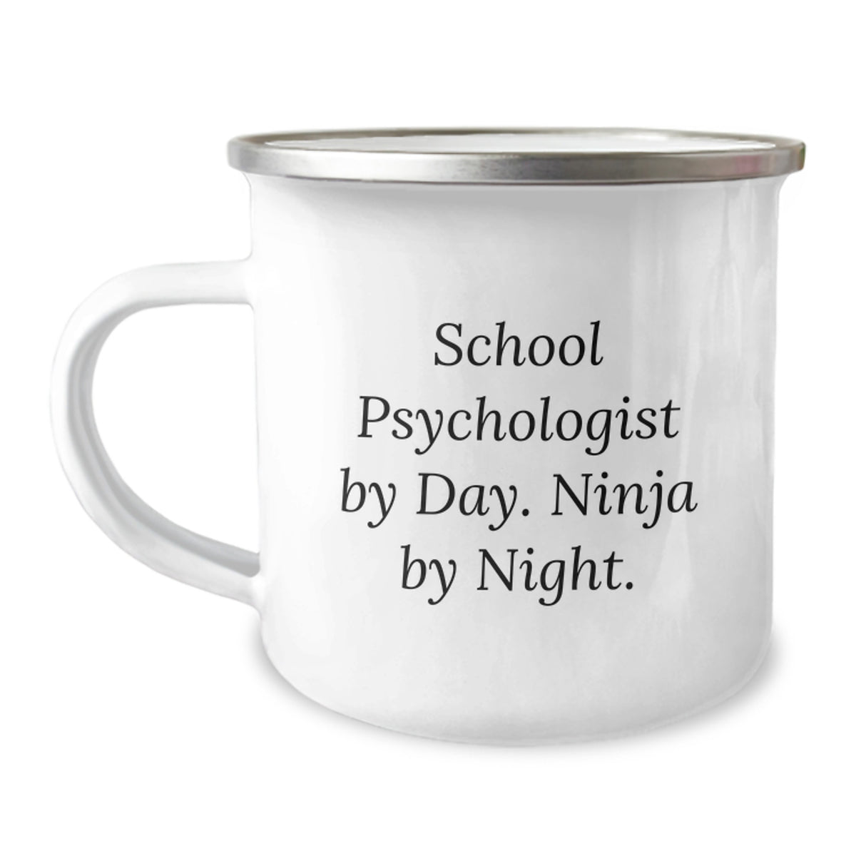 School Psychologist Gift for Him A Whimsical Keepsake Mug - Ninja By - Image 1