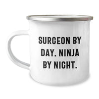 Load image into Gallery viewer, Funny Surgeon Camping Mug Gifts from Friends for Men Surgeon By Day Ninja By Night Christmas Unique - Image 1
