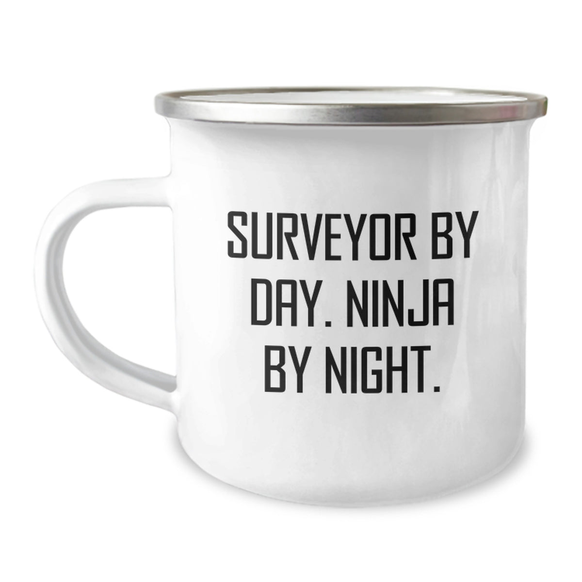 Funny Surveyor Gifts for Men from Surveyor Enthusiasts, Camping Mug Surveyor By Day Ninja By Night Christmas Unique Gifts - Image 1