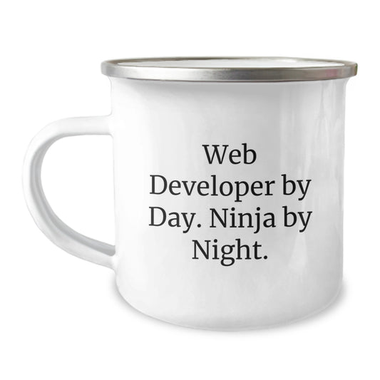 Funny Web Developer By Day Ninja By Night Gifts from Friends to Graduation Unique Gifts for Web Developers - Image 1