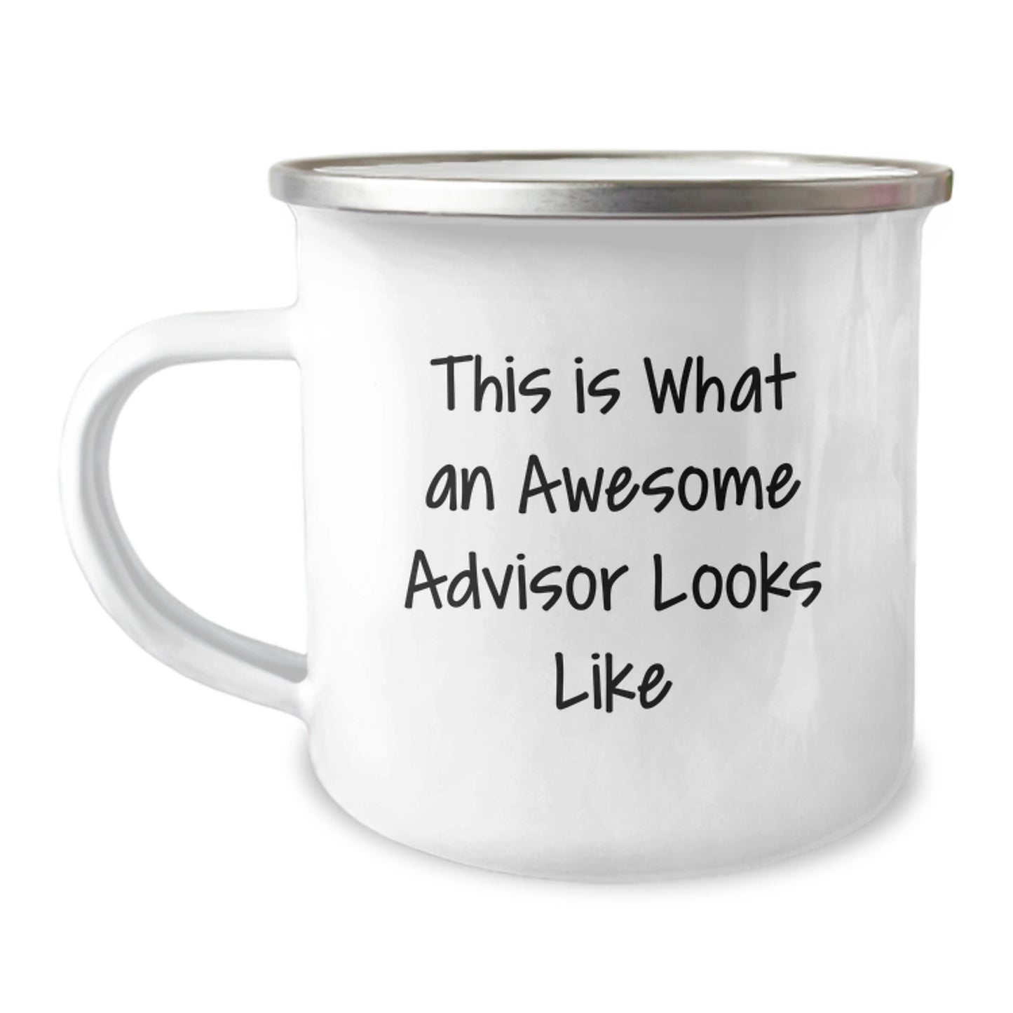 Funny Advisor Gifts Camping Mug, This Is What An Awesome Advisor Looks Like, Gift for Graduation from Friends to Family Member - Image 1