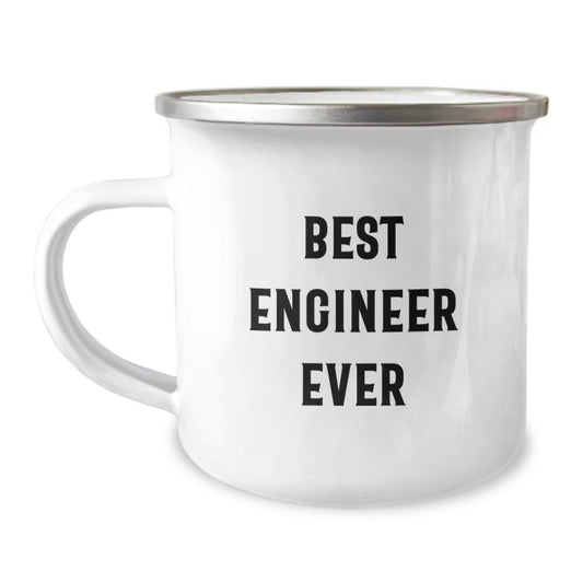Engineer Keepsake Camping Mug for Him Birthday Gift Best Engineer Ever - Image 1