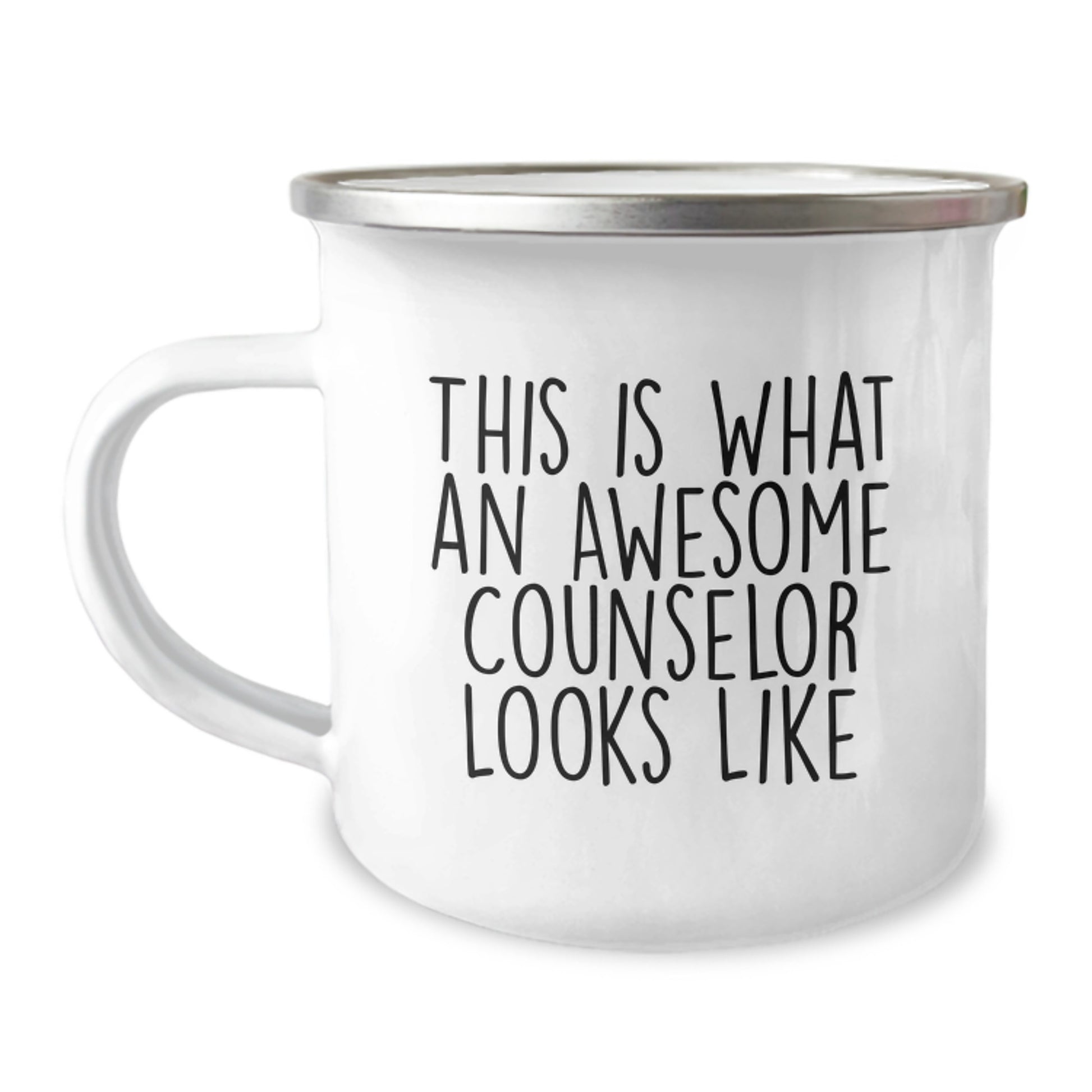 Birthday Gift Camping Mug for Her Present – Counselor Awesome - Image 1