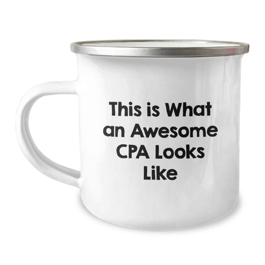 Cpa Keepsake Camping Mug for Him Birthday Gift – Office Humor - Image 1